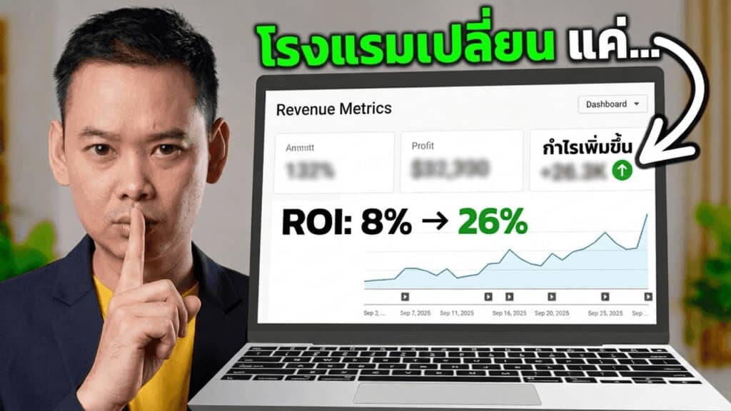 โรงแรมในอังกฤษปรับกลยุทธ์ธุรกิจด้วยการปิดบริการร้านอาหารและบาร์ ลดสัดส่วนการจองผ่าน OTA จาก 60% เหลือ 25% พร้อมเพิ่ม Direct Booking ส่งผลให้กำไรโรงแรมเพิ่มจาก 8% เป็น 26% ภายใน 3 ปี พร้อมตัวอย่างการลดค่า Commission หลายล้านบาทต่อปี