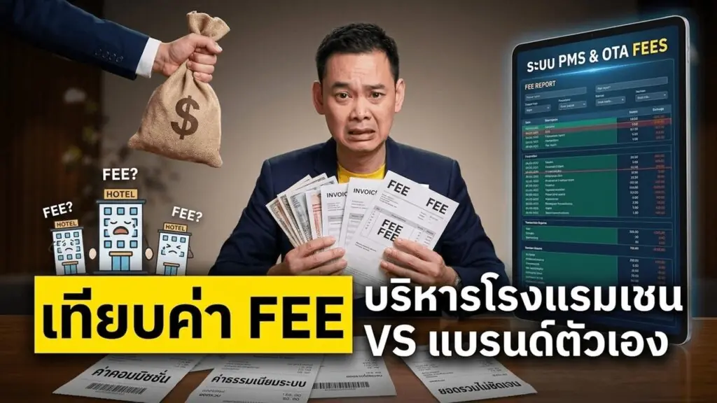เจาะค่าธรรมเนียม 3 ชั้นของโรงแรมเชนในไทย — Fee Stack ที่ประเมินไหลออกนอกประเทศปีละ US$150-300 ล้าน