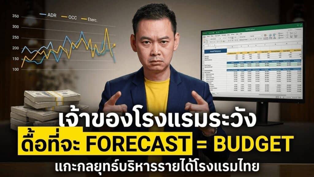 ภาพประกอบบทความโรงแรมเรื่อง ยึด Budget เดิมทั้งที่ demand เปลี่ยน เสียหายกว่าที่คิด — ทำไม ERW กล้าหั่นเป้าปี 2026 จาก 9% เหลือ 6%