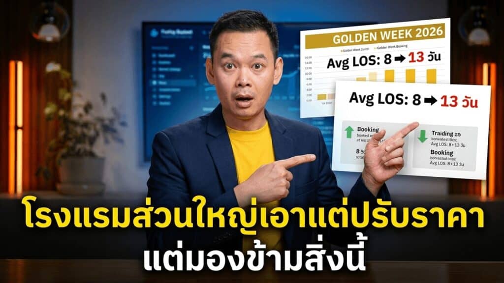 ภาพประกอบบทความโรงแรมเรื่อง Golden Week 2026 ยืดเป็น 13 วัน — ททท. คาดจีน 250,000 คน แต่เลขที่เปลี่ยนเกมคือ Avg LOS จาก 8 เป็น 13 วัน